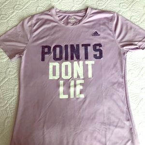 Girls Purple Adidas Shirt